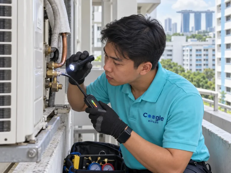 Aircon Gas Leaking in Singapore — Signs, Causes, Cost to Fix, and What Happens If You Ignore It